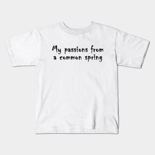 My passions Kids T-Shirt